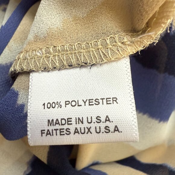 Misa Los Angeles Ulricha Striped Button Up Tiered Maxi Dress Women's Medium Blue - Picture 15 of 16